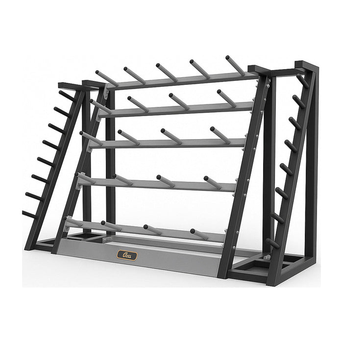 Pump plate storage rack